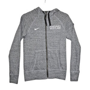 Nike Harvard Westlake Women’s Gym Vintage Full Zip Hoodie XS Gray Sweatshirt